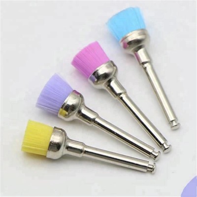 Nylon Bowl Flat Type Dental Teeth Polishing Use Prophy Brushes