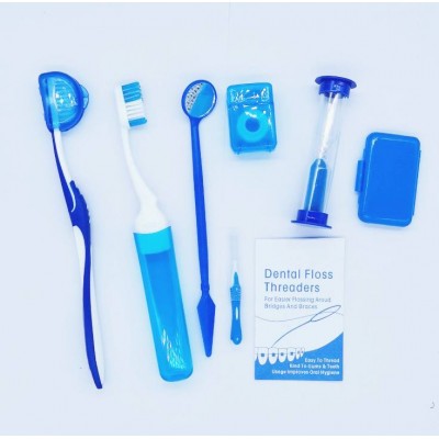 China Factory Dental Floss Kits Dental Interdental Brush Orthodontic Cleaning Kits